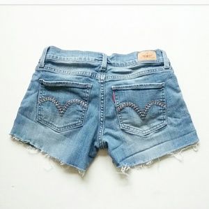 Levi's Shorts - Levi's 524 Low Rise Cut Off Jean Short 26" waist Levi's Shorts - Levi's 524 Low Rise Cut Off Jean Short 26" waist